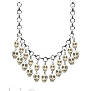 Bohemian cowgirl double skull necklace! Classic Hardware brand. Made by USA